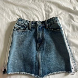 carmar jean skirt